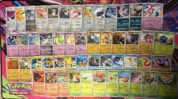 Pokemon Lot 50X Reverse Holo Cards Near Complete Temporal Forces Master Set - Image 1