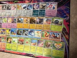 Pokemon Lot 50X Reverse Holo Cards Near Complete Temporal Forces Master Set - Image 2