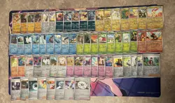 Pokemon Lot 63X Reverse Holo Cards Near Complete Paradox Rift Master Set - Image 1