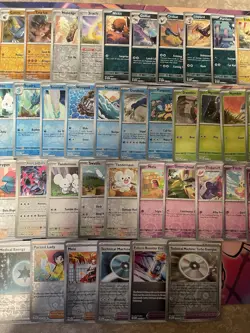 Pokemon Lot 63X Reverse Holo Cards Near Complete Paradox Rift Master Set - Image 5