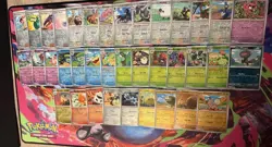 Pokemon Lot 37x Reverse Holo Cards Near Complete Journey Together Master Set - Image 1