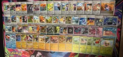 Pokemon Lot 63x Reverse Holo Cards Near Complete Prismatic Evolutions Master Set - Image 1