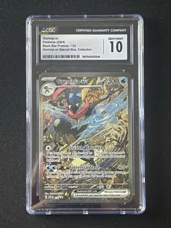 Pokemon TCG Scarlet & Violet Greninja EX Black Star Promo Card 132 - Image 1