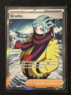 Pokemon TCG Paldea Evolved Grusha Ultra Rare Holo Card 253/193 - Image 1