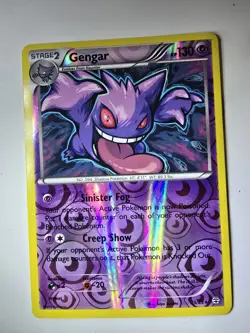 Pokemon Gengar TCG Reverse Holo Rare Card Generations 35/83 - Image 2