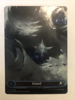 Island (0368) (Borderless) (Galaxy Foil) Edge of Eternities Foil NM - Image 1