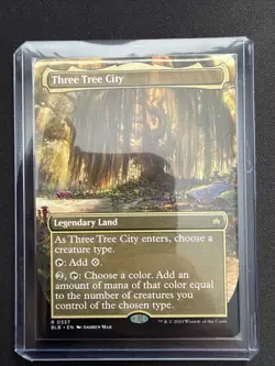 Three Tree City (Borderless) (0337) Bloomburrow Regular - Image 1