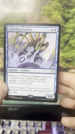 MTG Magic the Gathering Spawning Kraken R Commander 2021 033/091 NM - Image 2