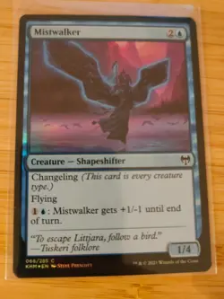 MTG Mistwalker (FOIL) 068 Kaldheim M/NM Free UK P&P - Image 1