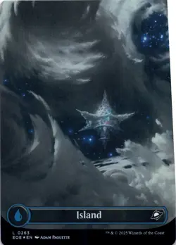 Island (0263) (Borderless Foil) Edge of Eternities - Magic MTG NM - Image 1