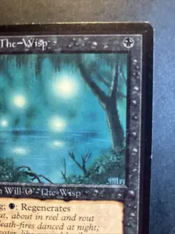 MTG Will-o'-the-Wisp Beta Edition Lightly Played Condition Black Rare!! - Image 4