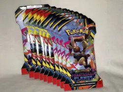 Pokemon Phantasmal Flames Sleeved Booster Packs Bundle Of 10 Fast FREE Shipping - Image 1