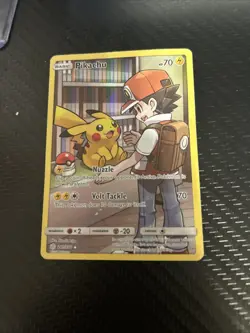 Pokemon Pikachu 241/236 Alt Art Secret Rare Cosmic Eclipse Sun & Moon - Image 1