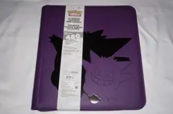 Pokemon Ultra Pro Gengar Purple 12 Pocket Zippered Pro Binder - Image 1