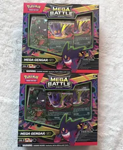 2x Pokemon TCG Battle Deck Mega Gengar Factory Sealed 2 HAUNTER FULL ART PROMO - Image 1