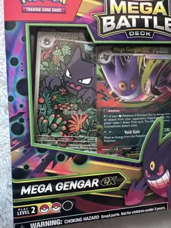 2x Pokemon TCG Battle Deck Mega Gengar Factory Sealed 2 HAUNTER FULL ART PROMO - Image 5