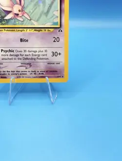 Pokemon Espeon Neo Discovery TCG 1/75 Holo CLEAN Unlimited Rare LP Condition - Image 4