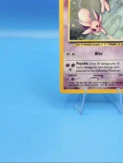 Pokemon Espeon Neo Discovery TCG 1/75 Holo CLEAN Unlimited Rare LP Condition - Image 5