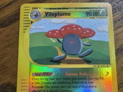 Pokemon Base Set Expedition #69/165 Reverse Holo VILEPLUME ((NO PLAY)) - Image 2