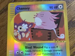 Pokemon Base Set Expedition 72/165 Reverse Holo CHANSEY --never played-- - Image 2
