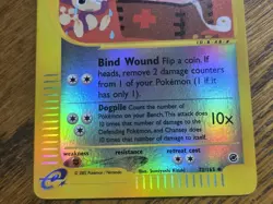 Pokemon Base Set Expedition 72/165 Reverse Holo CHANSEY --never played-- - Image 3