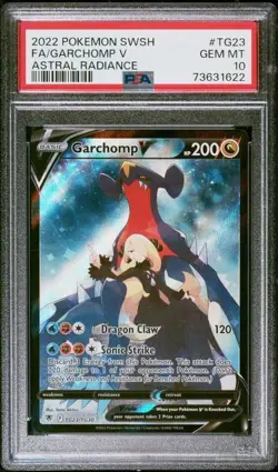 POKEMON ASTRAL RADIANCE TG23 GARCHOMP V PSA 10 - Image 1