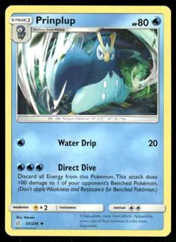 Pokemon TCG Pokemon Prinplup Uncommon Regular - Image 1