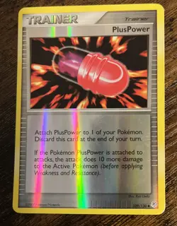 PlusPower - 109/130 Reverse Holo Uncommon Pokemon TCG Diamond and Pearl Trainer - Image 3