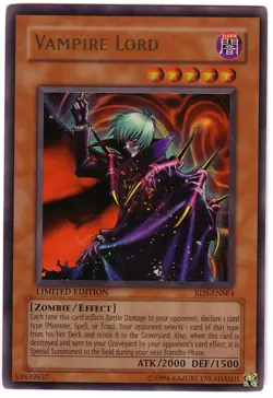 YUGIOH • Signore dei Vampiri Vampire Lord • ULTRA RARE RDS-ENSE4 NM - Image 1