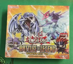 Yugioh Battles of Legend Monster Mayhem Booster Box Sealed with Free Shipping - Image 1