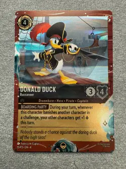 Lorcana Disney Cruise Line Treasure Exclusive Promo Donald Duck Azurite Sea - Image 1