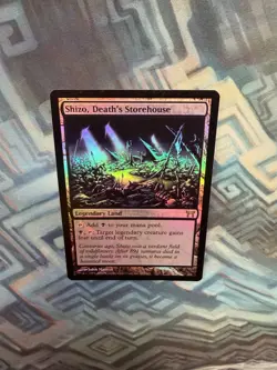 MTG Foil Shizo, Death's Storehouse EX/LP- Champions of Kamigawa - Image 3