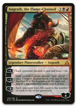 Angrath, the Flame-Chained #152 (NM) Rivals of Ixalan RIX Magic MTG - Image 1