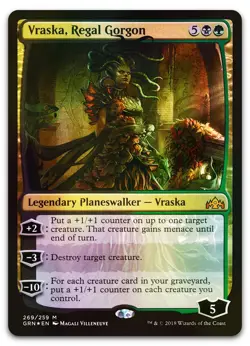Vraska, Regal Gorgon #269 (Foil) (NM) Guilds of Ravnica GRN Magic MTG - Image 1