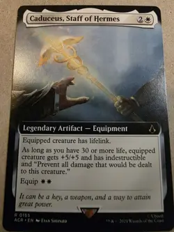 Caduceus, Staff of Hermes - Regular (Extended Art) Assassin's Creed - Mtg - Image 1