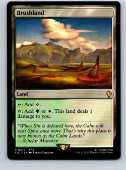 Magic the Gathering Brushland Final Fantasy Commander MTG Free Shipping! - Image 1