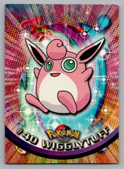1999 TOPPS TV POKEMON CARDS 1ST PRINTING- BLUE TOPPS LOGO WIGGLYTUFF #40 - Image 1