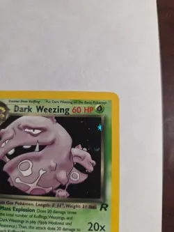 Pokemon TCG Dark Weezing Team Rocket 14/82 Holo Rare Clean No Scratches Look New - Image 3