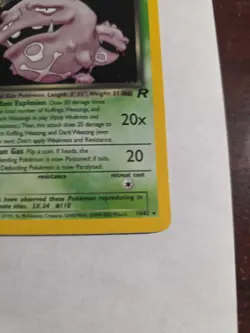 Pokemon TCG Dark Weezing Team Rocket 14/82 Holo Rare Clean No Scratches Look New - Image 4