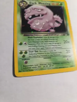 Pokemon TCG Dark Weezing Team Rocket 14/82 Holo Rare Clean No Scratches Look New - Image 5