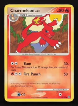 Pokemon TCG Charmeleon Arceus 35/99 Regular LP. - Image 1
