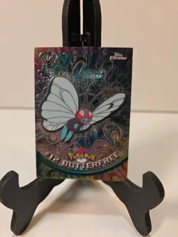 Pokemon 2000 Topps Chrome Butterfree #12 HP TV Series 1 Holo - Image 1
