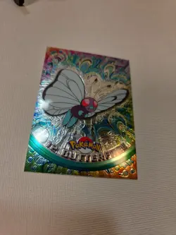Pokemon 2000 Topps Chrome Butterfree #12 HP TV Series 1 Holo - Image 2