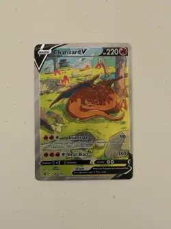 Pokemon TCG Charizard v SWSH260 Sword & Shield Promo Ultra Rare VERY SHARP! - Image 1