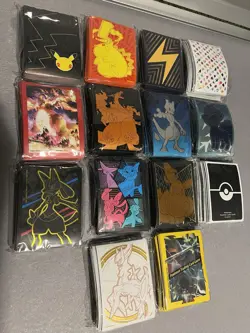 Pokemon TCG Various Sets ETB Deck Sleeves Sealed (Lot Of 14) Good Variety - Image 1