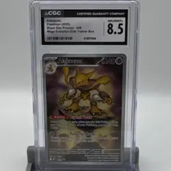 Pokemon Alakazam Promo Holo CGC 8.5 Me: Mega Evolution 009 2025 - Image 1