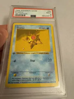 1999 Pokemon - 1st Edition Shadowless Staryu - Base Set 65/102 - PSA 9 Mint!! - Image 5