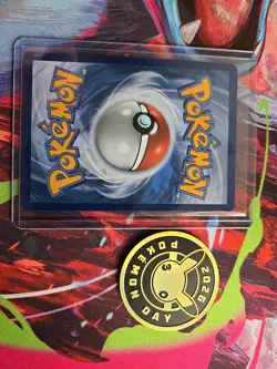 2026 Pikachu 051/162 Stamped Pokemon Day 30th Anniversary Promo with Coin - Image 2