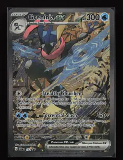 Greninja ex 132 Promo Scarlet & Violet Pokemon Near Mint - Image 1