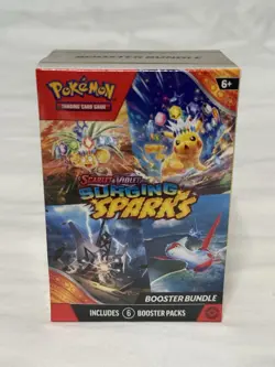 Pokemon Scarlet & Violet Surging Sparks Booster Bundle 6 Packs English - Image 1